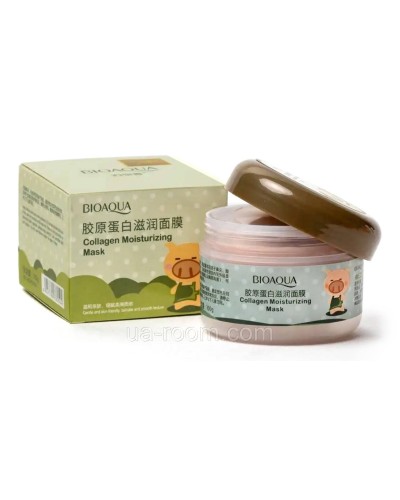 Коллагеновая маска для лица BIOAQUA Collagen Moisturizing Mask, 100g.