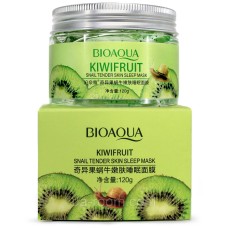 Нічна гелева маска з ківі та муцином равлики BIOAQUA Kiwifruit Snail Tender Skin Sleep Mask, 120 g.