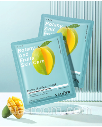 Фруктова маска із манго SADOER Botany And Fruits Skin Care, 25 г