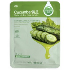 Тканевая маска HCHANA Cucumber natural skin care mask, 30 g.