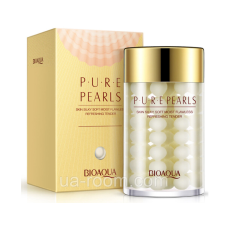 Зволожуюча емульсія для обличчя з перлинами есенцією Bioaqua Pure Pearls, 120 мл.