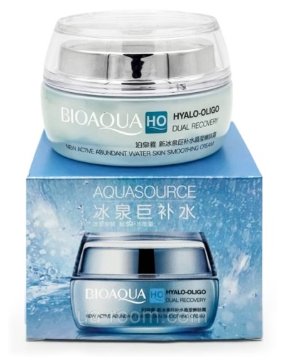 Крем для обличчя BIOAQUA Hyalo-Oligo dual recovery, 50г.