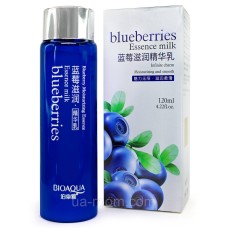 Зволожуюче молочко для обличчя з екстрактом чорниці BIOAQUA Blueberries Essence milk,120 мл.(01,07,24)