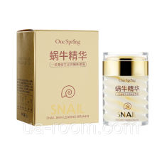 Омолаживающий крем для лица с муцином улитки One Spring Snail Cream, 60 г.