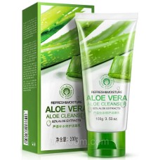 Гель для вмивання з алое екстрактом Bioaqua Refresh Moisture Aloe Vera Aloe Cleanser, 100 мл.