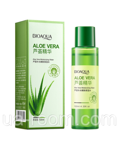 Тонер з алоє BIOAQUA Refresh&Moisture Aloe Vera для обличчя, 120 г.