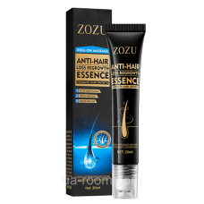 Эссенция против выпадения и роста волос с массажным роликом Zozu Anti Hair Loss Essence, 20 мл