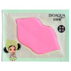 Маска-патчи для губ с экстрактом лайма Bioaqua Lime Moisturizing Lip Mask