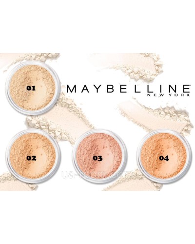 Рассыпчатая пудра для лица Maybelline White Refine Waterproof Loose Powder