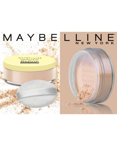 Рассыпчатая пудра для лица Maybelline White Refine Waterproof Loose Powder