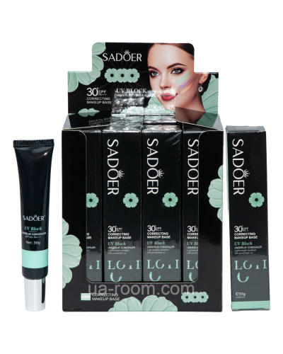 База под макияж Sadoer Correcting Makeup Base spf 30, 30 г.