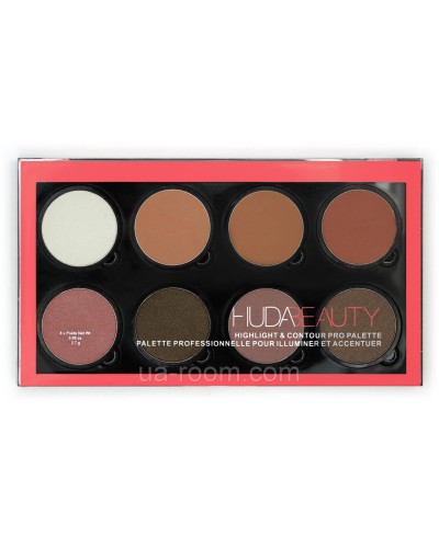 Палетка для контуринга Huda Beauty Highlight Contour Pro Palette (8 отттенков)