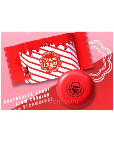 Тональний кушон Chupa Chups Candy Glow Cushion Strawberry SPF 50