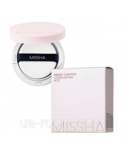 Тональный кушон Missha M Magic Cushion Cover Lasting SPF50+/PA+++