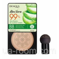 Кушон с алое вера Bioaqua Aloe Vera 99% Air Cushion BB Cream, 20 г.