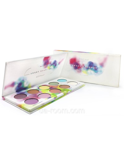 Палетка теней для век ZOEVA Sweet Glamour Palette 10 цв. PE019