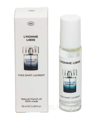 Парфуми олійні чоловічі Yves Saint Laurent YSL L'Homme Libre, 10 мл.