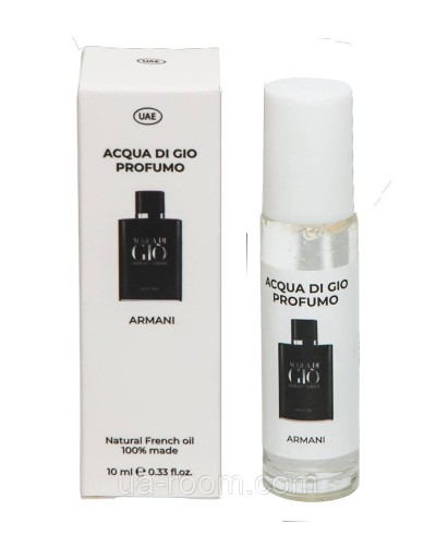 Парфуми олійні чоловічі Giorgio Armani Acqua di Gio Profumo, 10 мл.