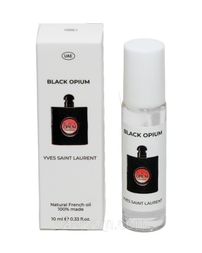 Парфуми олійні жіночі Yves Saint Laurent Black Opium, 10 мл.